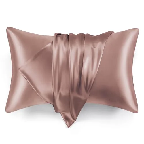 Love's Cabin Satin Pillowcase Set of 2 in Burlwood