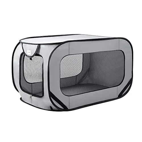 Love's Cabin Portable Pop-Up Dog Kennel, 36 Inch