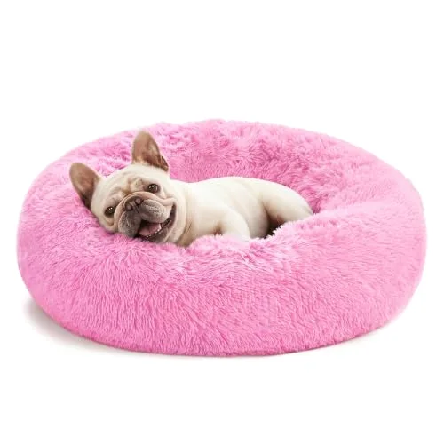Love's Cabin Calming Cat Bed in Pink