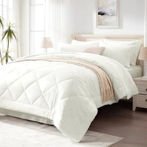 Love's Cabin Bed-in-a-Bag Comforter Set in Ivory