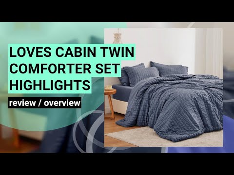 The seersucker comforter set, unboxed and slept under